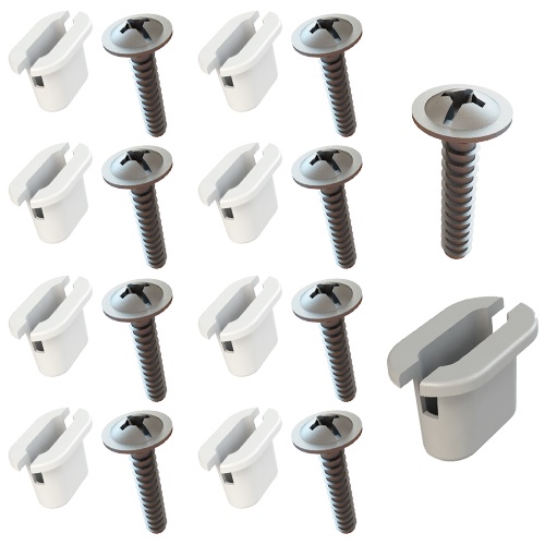 Kit Bucha Parafuso Moldura Paralama Uno 2000 2001 2002 03 08 Shopee