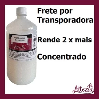 Resina Acrílica Base Água Pedra, concreto, telha, tijolo 1 Kg em Oferta na Shopee