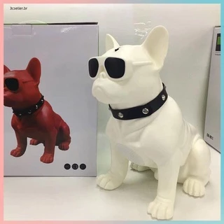 Remessas Caixa De Som Em Formato De Buldogue Grande M11 / Alto-Falante De Corpo De Cachorro Resistente A Quebra