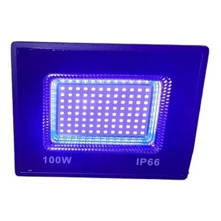 Refletor Luz Negra Uv Led 20w, 30w, 50w, 100w, Ip66 Uv Dj Balada Festa Neon