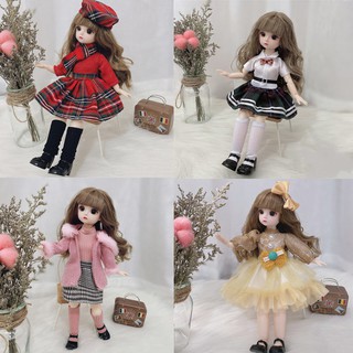 [Escolha De Valor] Boneca De 30cm 1/6 BJD Doll 21 Acessórios De Vestidos De Princesa Móveis Para Meninas Bonecas E Roupas De Brinquedos