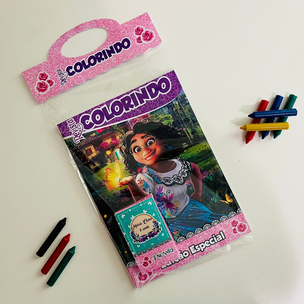 10 Livros De Colorir Personalizado / Revistinha de Colorir - Tema