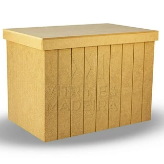 Mesa De Festa Fake Frisada 90X60X80 Mini Table Em Mdf Cru