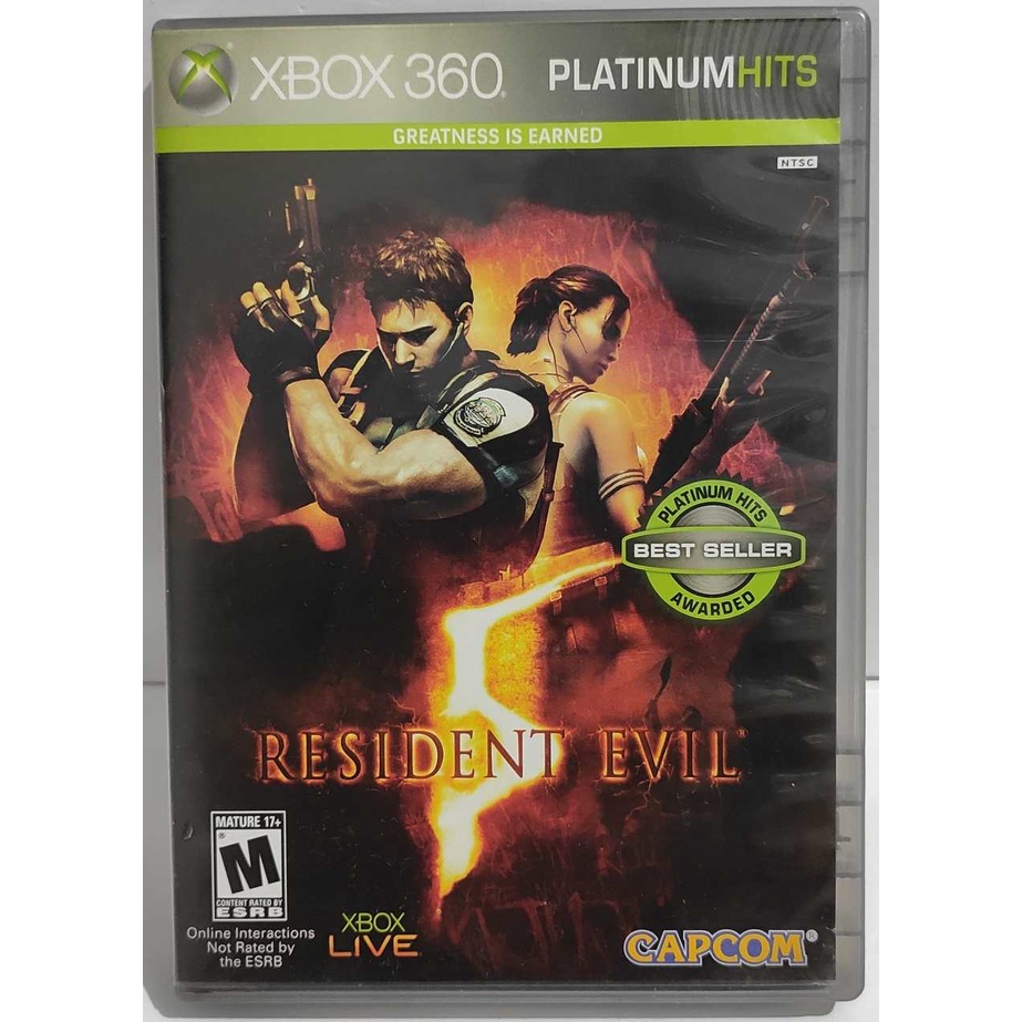 Jogos Xbox 360 transferência de Licença Mídia Digital - RESIDENT EVIL 5