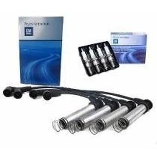 Kit Cabos + Velas Original Gm Corsa Celta 1.0 8v Flex