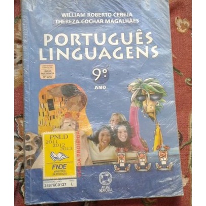 Livro Português Linguagens 9 Ano 5ª Edição 2009 | Shopee Brasil