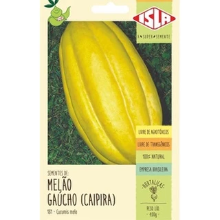 Sementes de Melão Caipira, Melão Imperial e Melão Eldorado 300 - Semente Isla