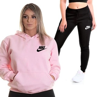 Moletom feminino nike store rosa