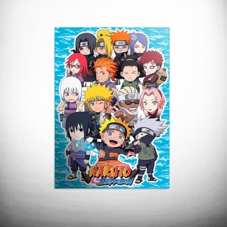 Póster de Assistir Naruto Shippuden Dublado sobre lienzo y arte de