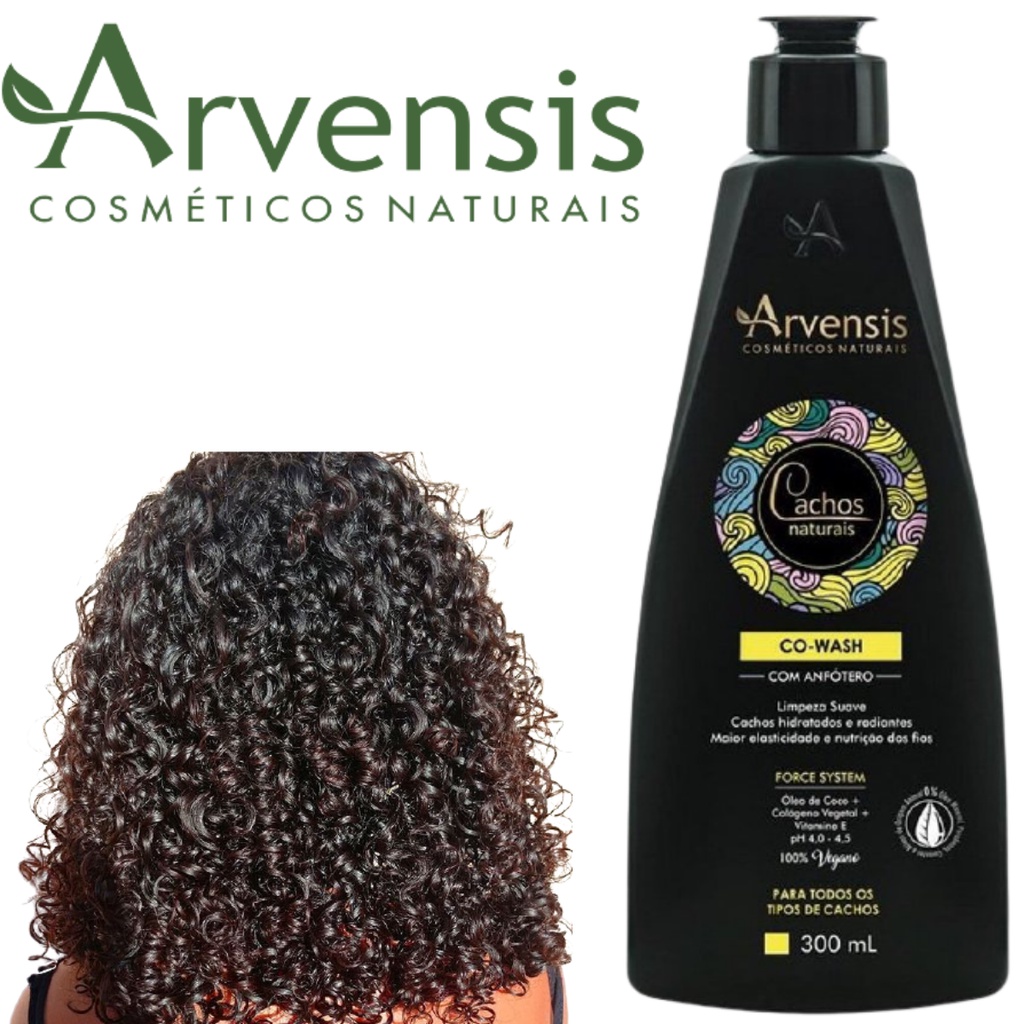 Condicionador Limpante Co-Wash Cachos Arvensis 300 ml - Para todos os ...