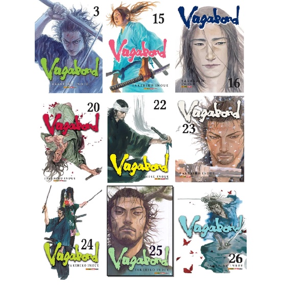 Mangá Vagabond Anime Samurai Takezo Miyamoto Musashi Seinen