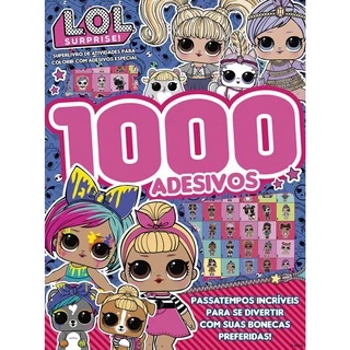 LOL Surprise - Atividades para Colorir com Adesivos 01