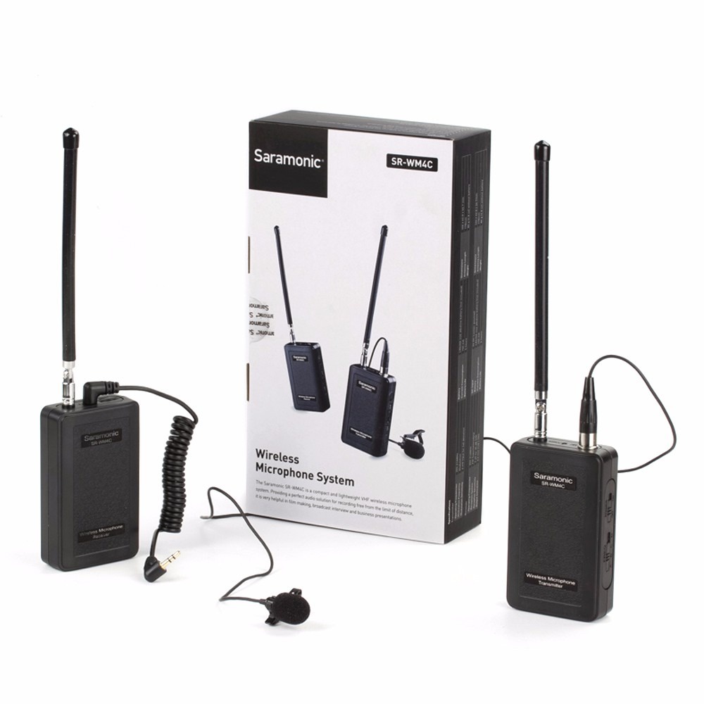 Microfone Lapela Saramonic Wireless Sr Wm C Shopee Brasil