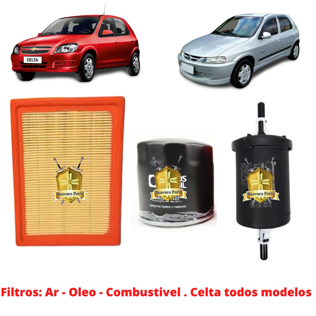 Filtro de Óleo - Turbo Filtros TBM3-Zafira, Strada, Stilo, Corsa, Celta