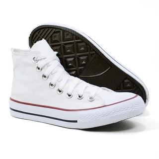 All Star Cano Alto Preto e Vermelho CK10590001