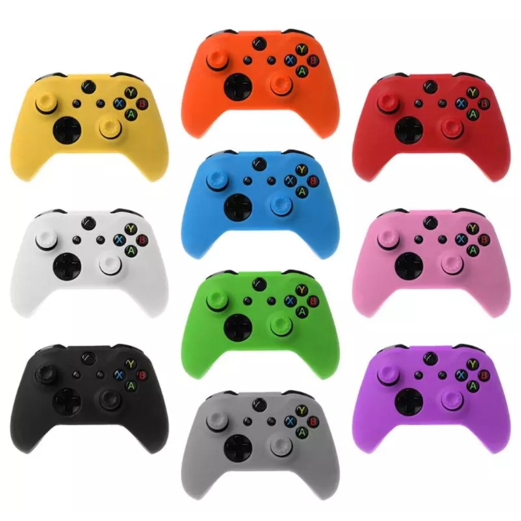 Capa Protetora Do Controlador De Jogo De Silicone De Design De Pata De Gato  Geeshare 4 Peças/conjunto Compatível Com O Controlador Xbox Series X Com 2  Tampas De Proteção De Polegar E