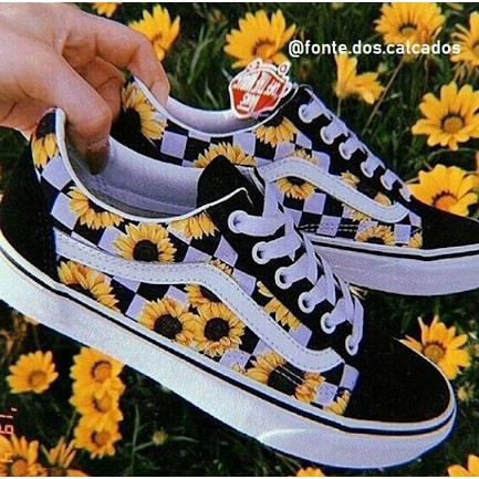 Tenis da cheap vans girassol