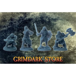 Miniaturas Aventureiros Rpg Dungeons and Dragons Dnd (04 Unidades)