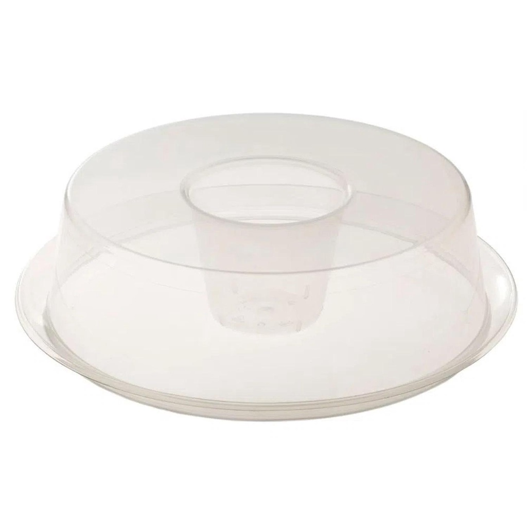 Forma Pudim Forneável Com Tampa 1100 Ml Pw-53/twh
