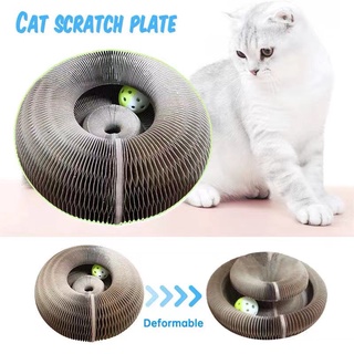 Arranhador mágico para gatos FEIYU BUY, brinquedo com sino, afiação de  garras, armação divertida para escalar, órgão redondo, uso independente,  interativo, dobrável, durável, reciclável