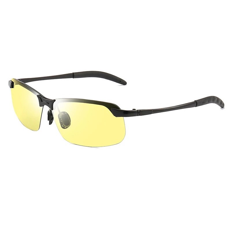 Óculos De Sol Polarizados Uv400 Para Dirigir E Montar Lentes De Visão  Noturna De Miopia Antiembaçante