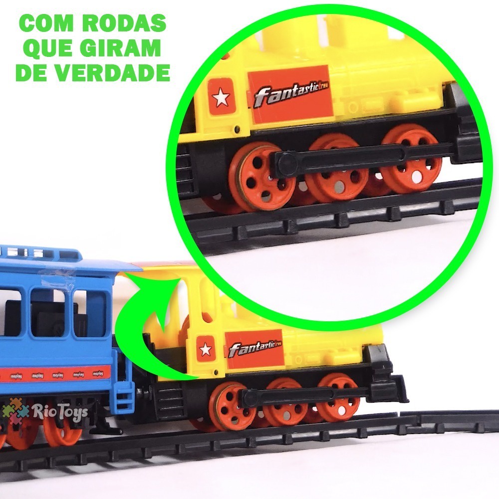 Lindo Fantastico Trem Brinquedo Infantil Brincar Lançamento