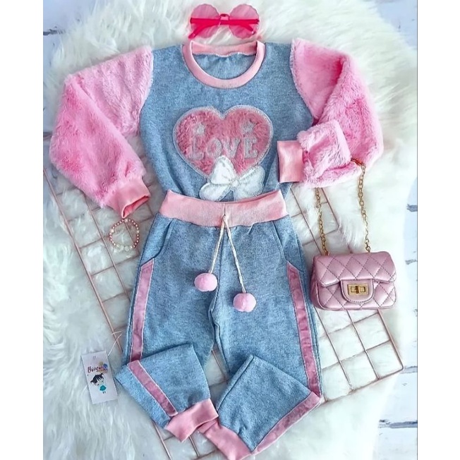 Conjunto inverno infantil store menina