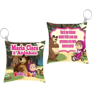 18 Almochaveiros Lembrancinha Aniversário Masha E O Urso em Oferta na Shopee