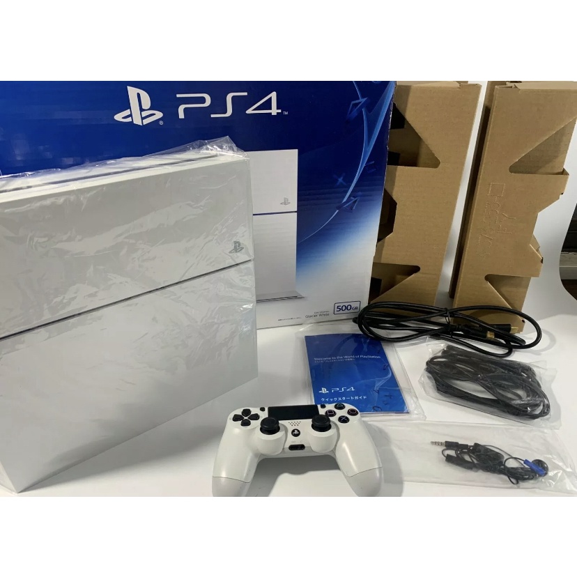 Sony PlayStation 4 Launch Edition 500GB Glacier White Console - CUH-1200AB02