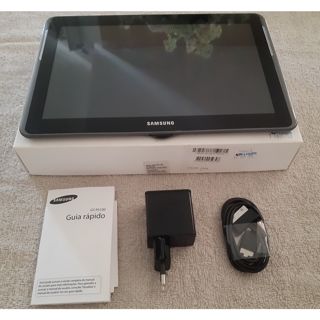 Tablet Samsung Galaxy Tab2, Tela 10.1”, GT- P5100, WI-FI, 3g e 16Gb