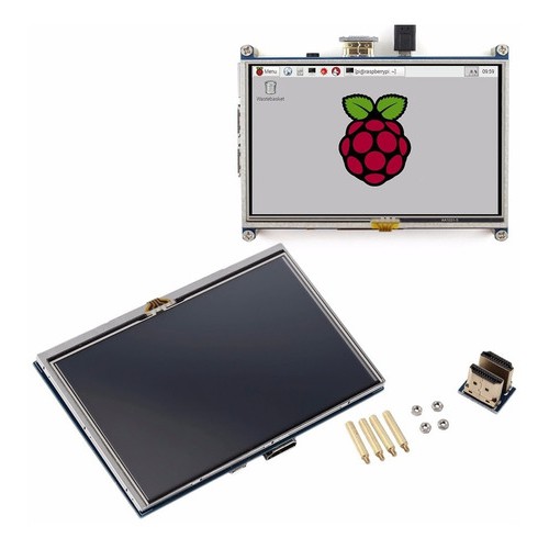 Modulo Lcd Para Raspberry Pi B E B+ Tela 5 Polegada Touch | Shopee Brasil