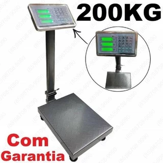 Balança 200kg super bateria bivolt