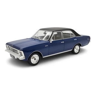 Miniatura Chevrolet Opala 2500 1969 Azul Metal 1:24