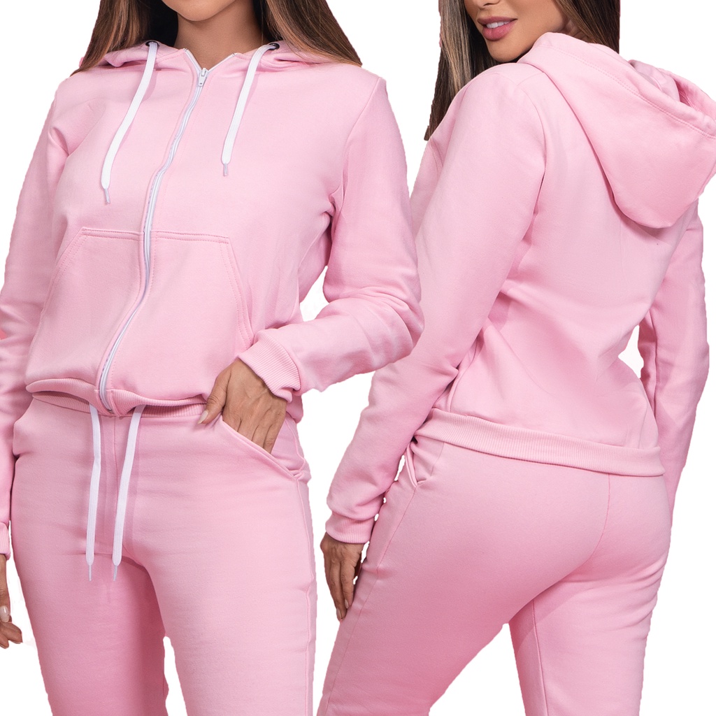 Ioe Emp Conjunto Moletom Cropped Moletom High Mercado Livre