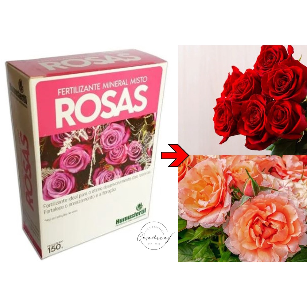 Adubo Fertilizante Para Rosas 150g Floração E Enraizamento | Shopee Brasil