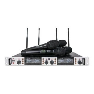 Microfone sem fio quádruplo UHF Arcano Quarter-B 4 microfones