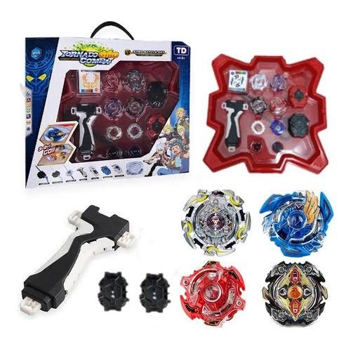 Kit 2 Beyblade + 2 Lançadorer + Arena - Promoção Barato