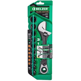 CHAVE AJUSTAVEL 8" + CATRACA E SOQUETES MULTI LOCK 11 Belzer