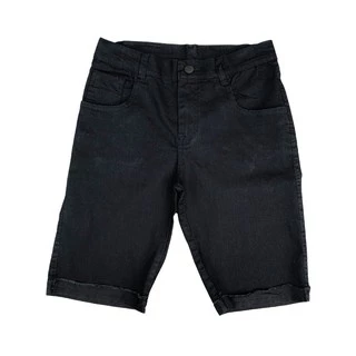 Bermuda Jeans Masculina Preta com Elastano Preço de Fábrica Original marca LIONS JEANS.