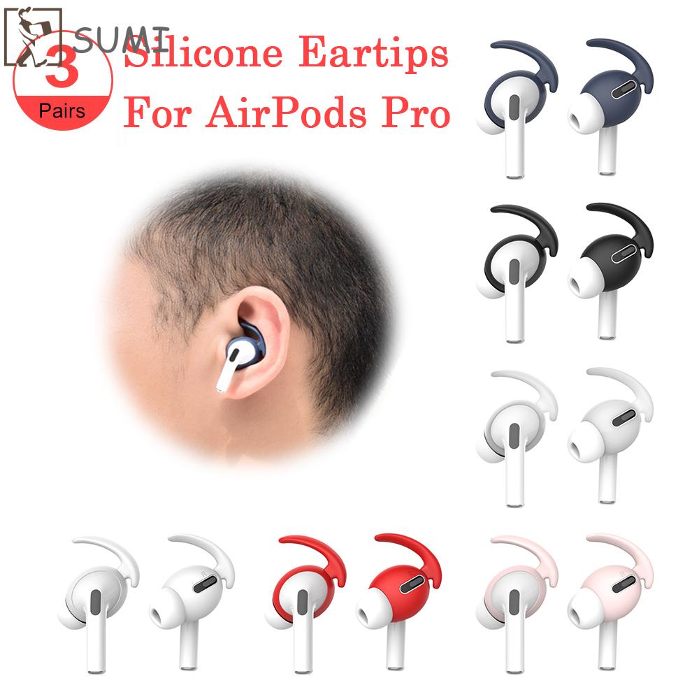 3 Pairs Soft Earbuds Case Cover Eartip Ear Wings Hook Cap For Airpods Pro Shopee Brasil