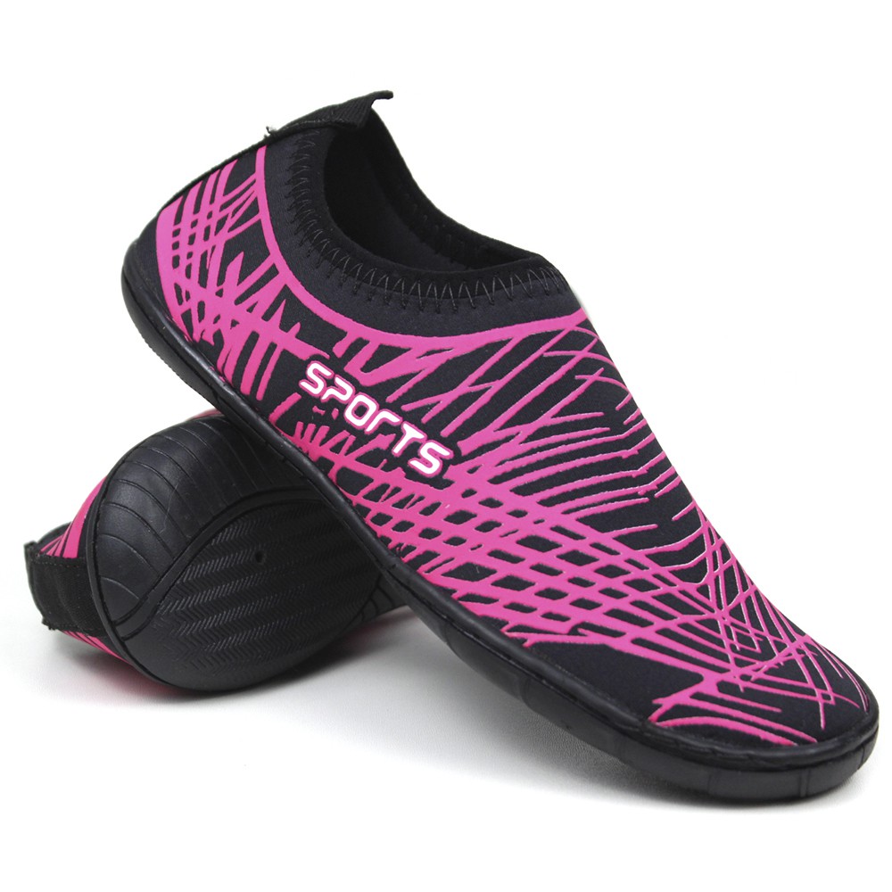 Sapatilha Esportiva Aquática Neoprene Náutica Via Livre - Branco e Rosa em  Promoção na Americanas