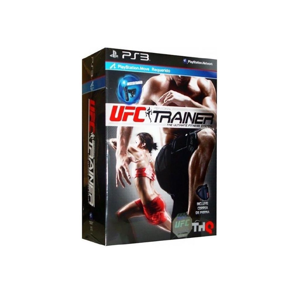 Jogo Ufc Personal Trainer E Leg Strap Move Ps3 Midia Fisica