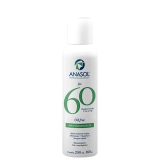 Protetor Solar Anasol Spray Transparente FPS 60 200ml