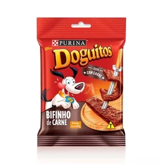 Kit 6un Doguitos Bifinho Carne 65g
