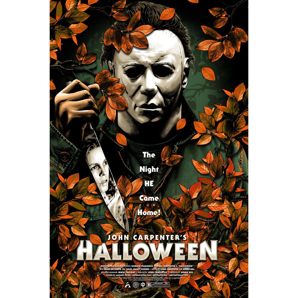 Big Poster Filme Michael Myers Halloween LO08 Tam 90x60 cm