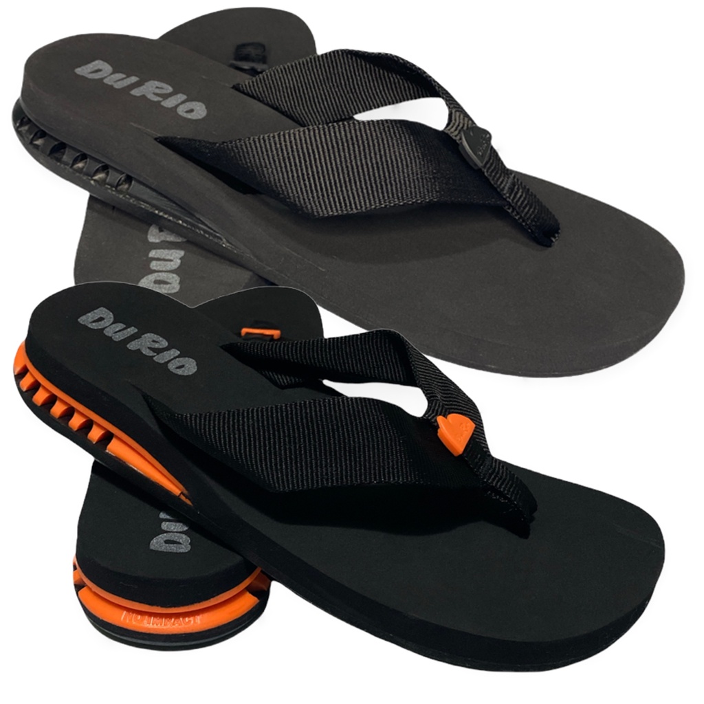 Kit 2 Pares Chinelos DuRio Air Premium para Esporão Fascite Plantar