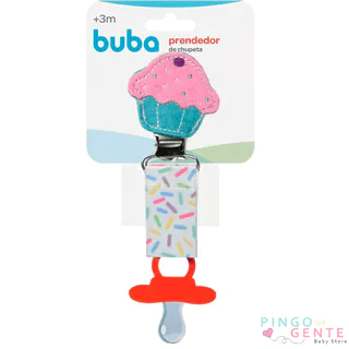 Prendedor De Chupeta Em Feltro Decorado Cupcake Menina Buba