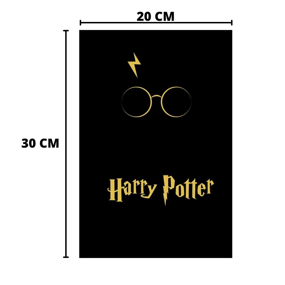 Placa Mdf Imagem Feitiços Harry Potter 22x32 Cm