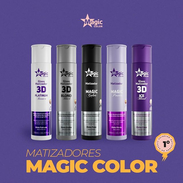 Matizador Magic Color: Pérola, Prata, Cinza, Grafite, Platinado ...