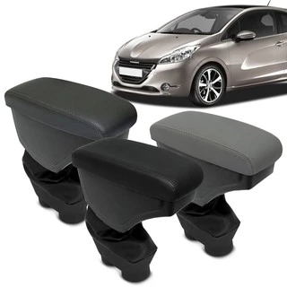 Encosto Descanso Braço Apoio Peugeot 208 13 a 19 Peugeot 2008 Allure 16 a 19 Eco Couro